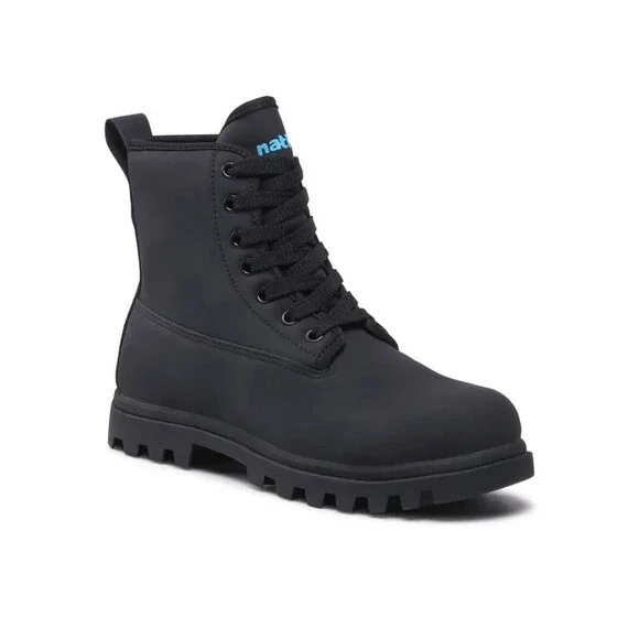 Native Shoes Johnny Treklite Bloom Boots Mens US 6 Black Lace-Up Combat JOBB1259